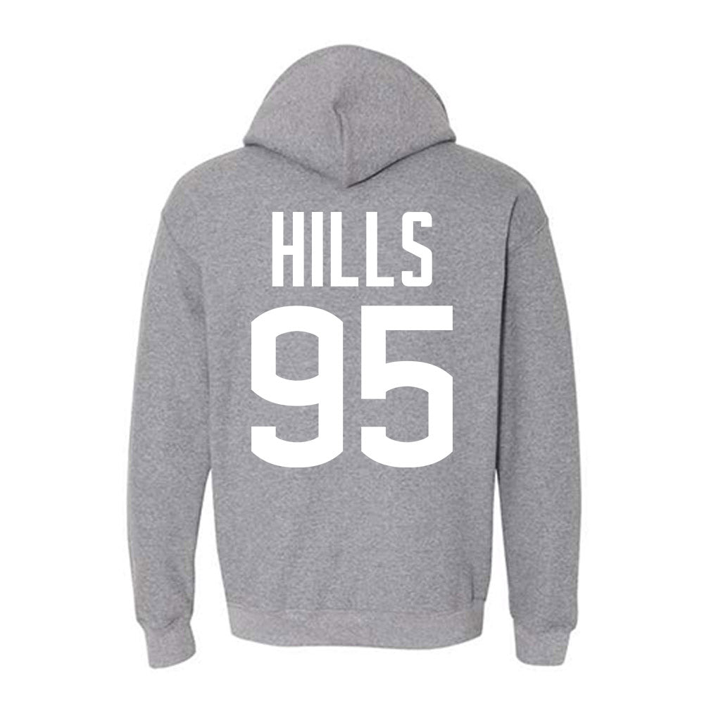 UConn - NCAA Football : Melvin Hills - Sports Shersey Hooded Sweatshirt-1