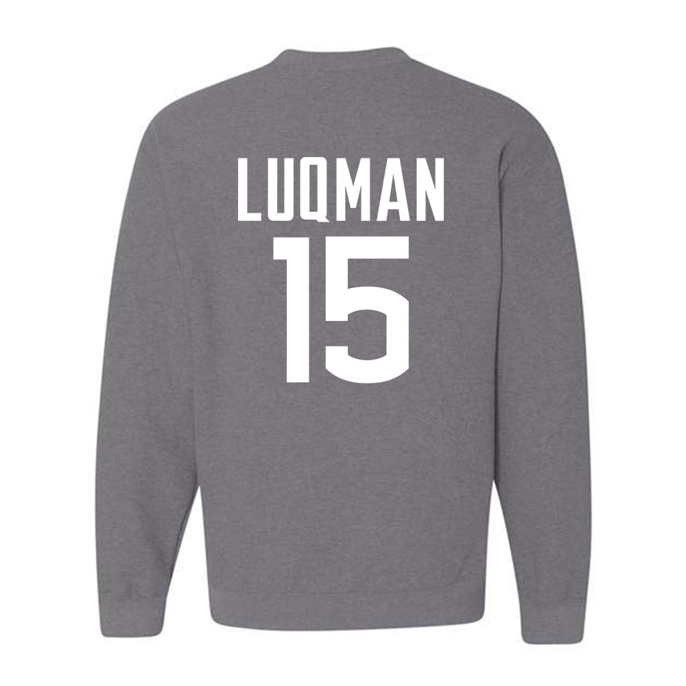 UConn - NCAA Football : Anas Luqman - Sports Shersey Crewneck Sweatshirt-1