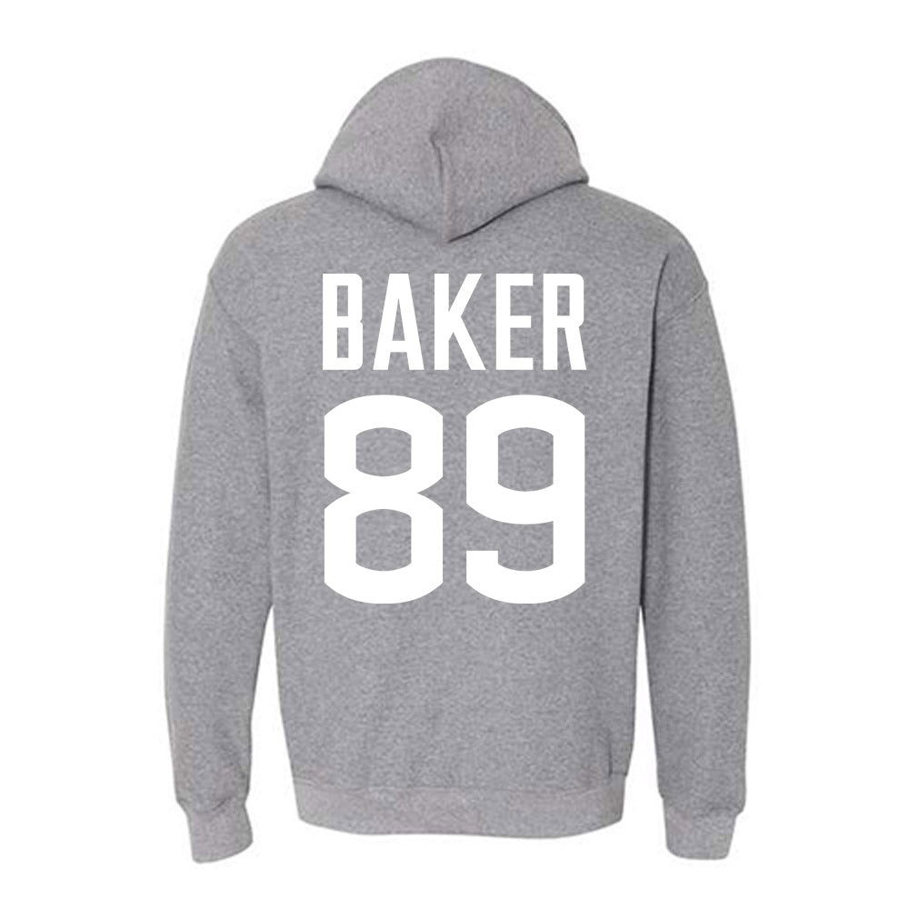 UConn - NCAA Football : Mike Baker - Sports Shersey Hooded Sweatshirt-1