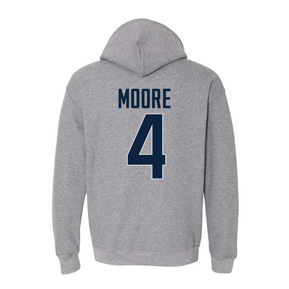 UConn - NCAA Football : Braedyn Moore - Sports Shersey Hooded Sweatshirt-1