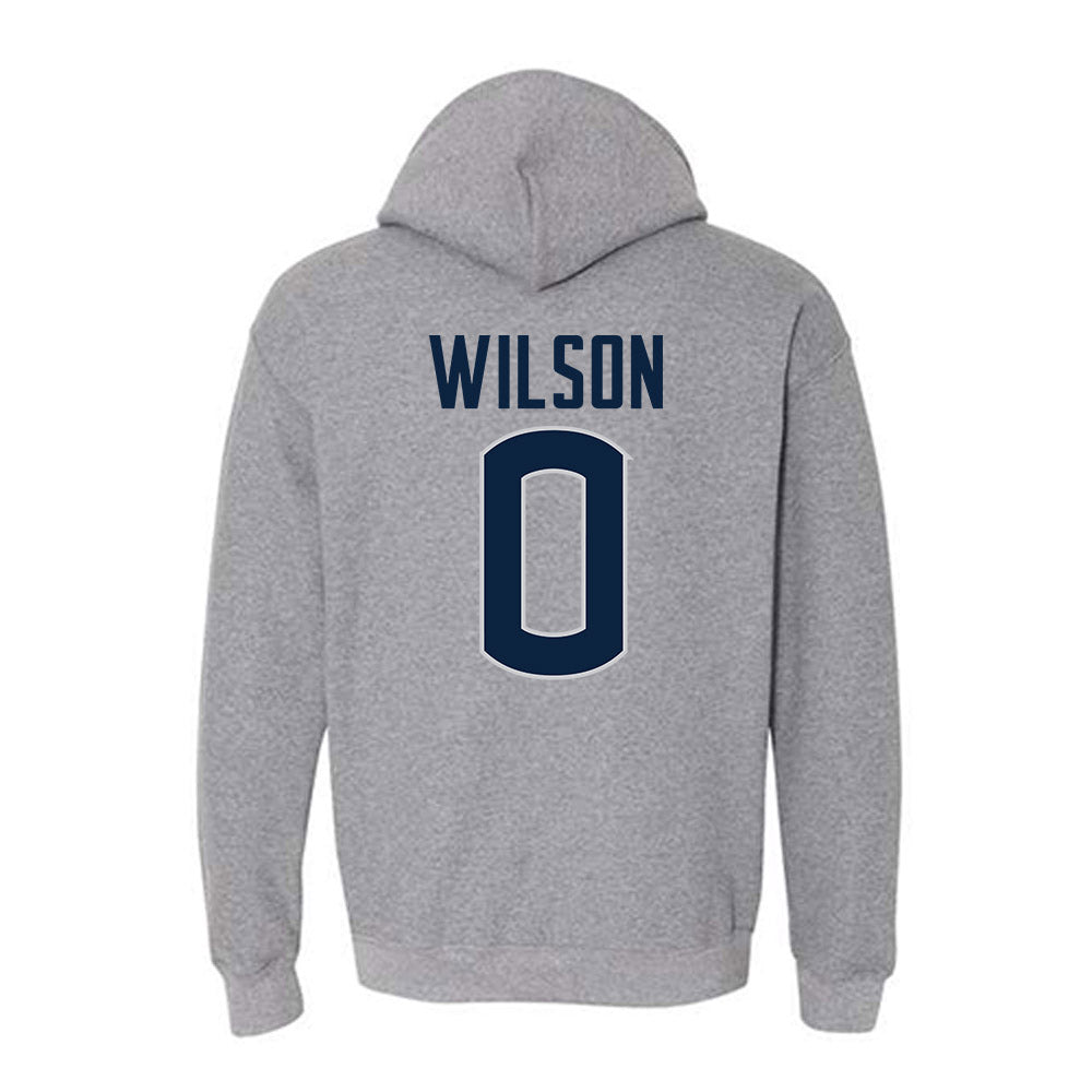 UConn - NCAA Football : Flash Wilson - Sports Shersey Hooded Sweatshirt-1