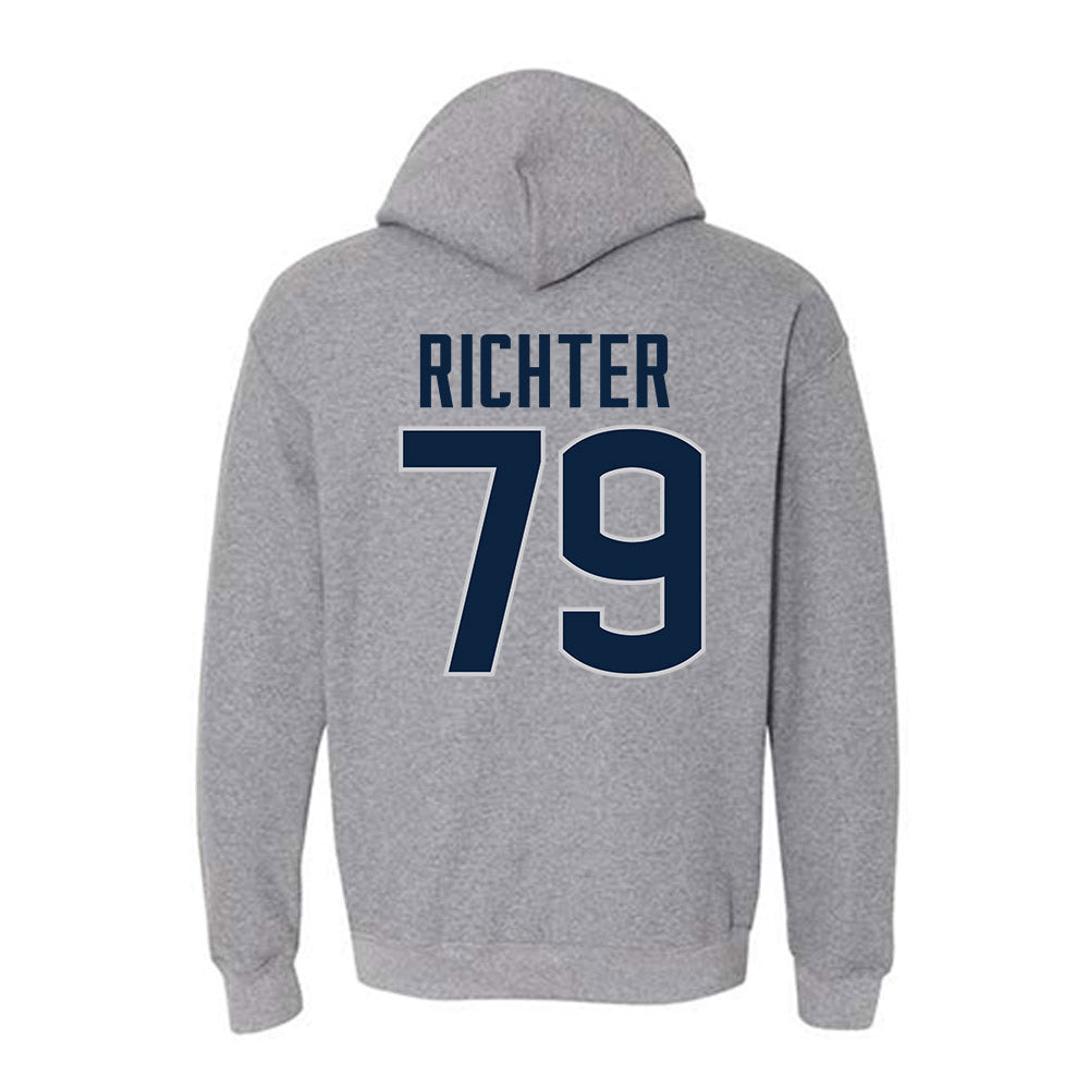 UConn - NCAA Football : Christian Richter - Sports Shersey Hooded Sweatshirt-1