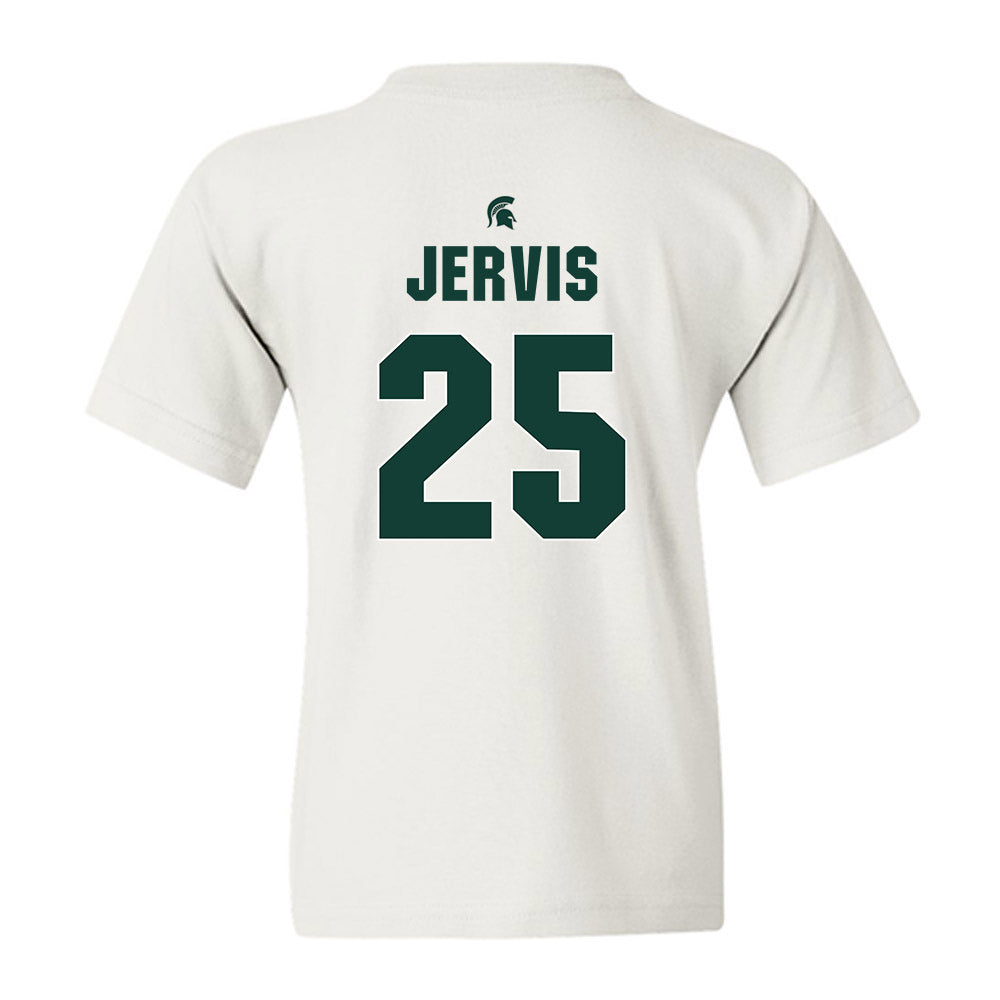 Michigan State - NCAA Men's Basketball : Jasiah Jervis - Sports Shersey Youth T-Shirt-1