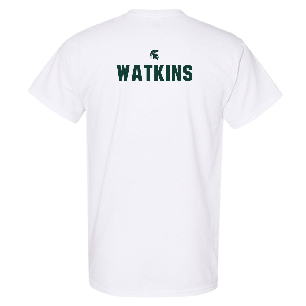 Michigan State - NCAA Men's Basketball : Matthew Watkins - Sports Shersey T-Shirt-1