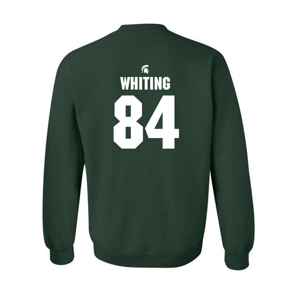 Michigan State - NCAA Football : Eddie Whiting - Generic Shersey Crewneck Sweatshirt-1