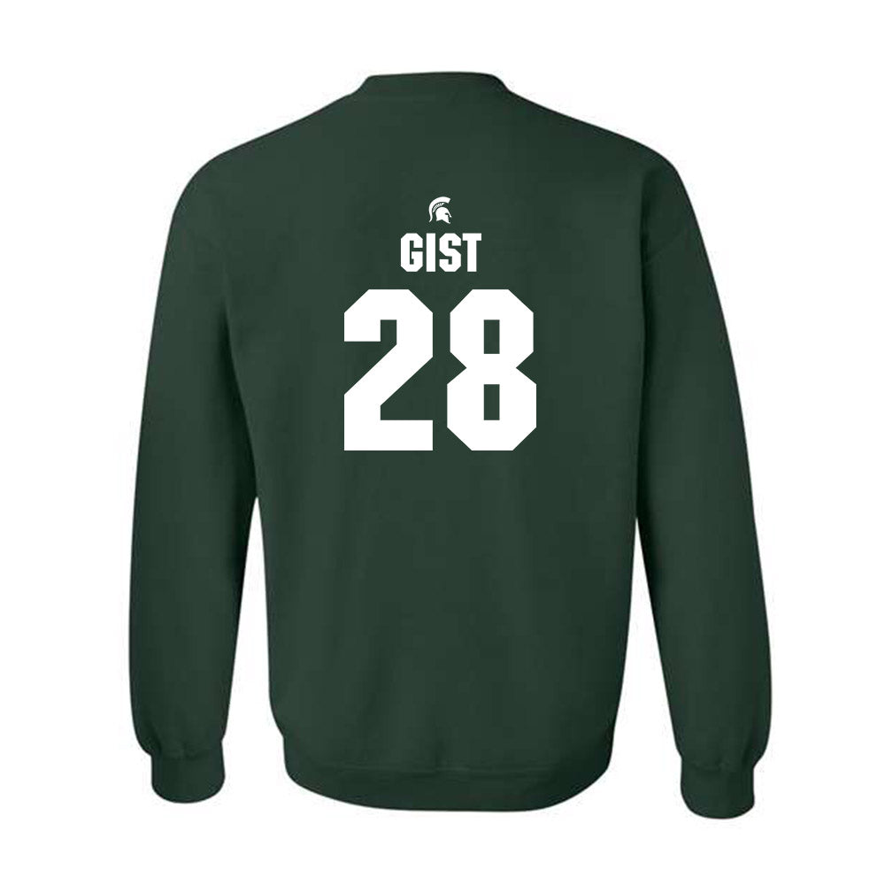 Michigan State - NCAA Football : Zion Gist - Generic Shersey Crewneck Sweatshirt-1