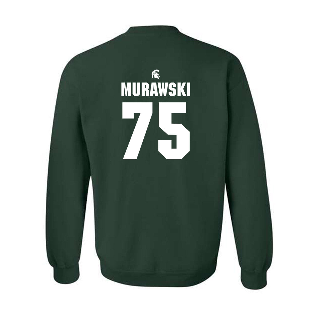 Michigan State - NCAA Football : Benjamin Murawski - Generic Shersey Crewneck Sweatshirt-1