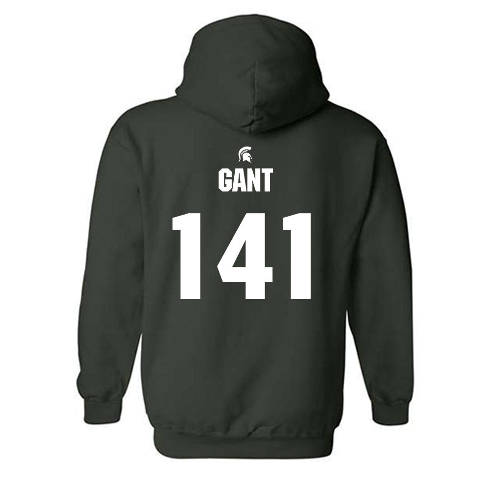 Michigan State - NCAA Wrestling : Dale Gant - Generic Shersey Hooded Sweatshirt-1