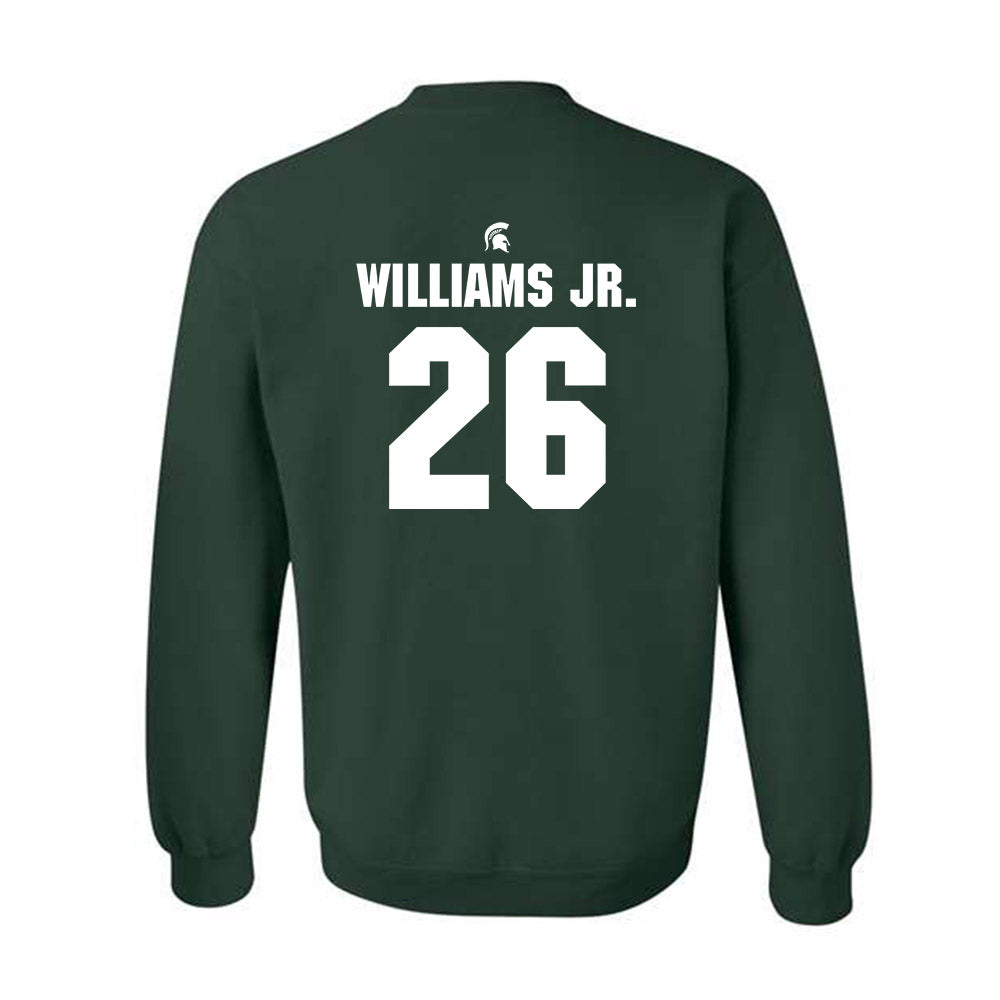 Michigan State - NCAA Football : Cedric Williams Jr. - Generic Shersey Crewneck Sweatshirt-1