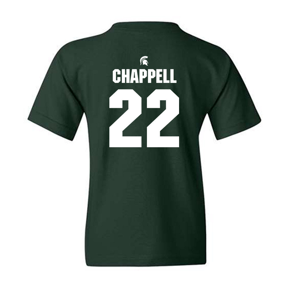 Michigan State - NCAA Football : Tyran Chappell - Generic Shersey Youth T-Shirt-1