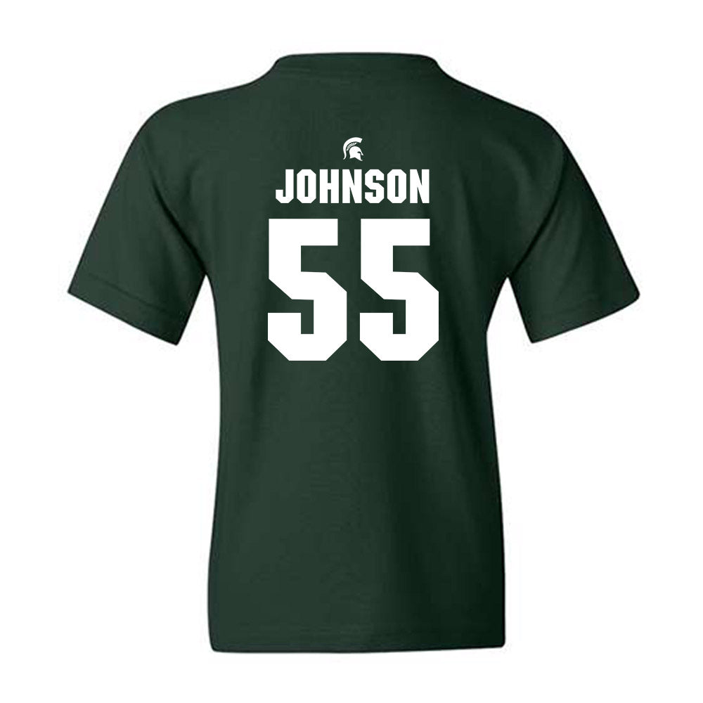 Michigan State - NCAA Football : Rakeem Johnson - Generic Shersey Youth T-Shirt-1
