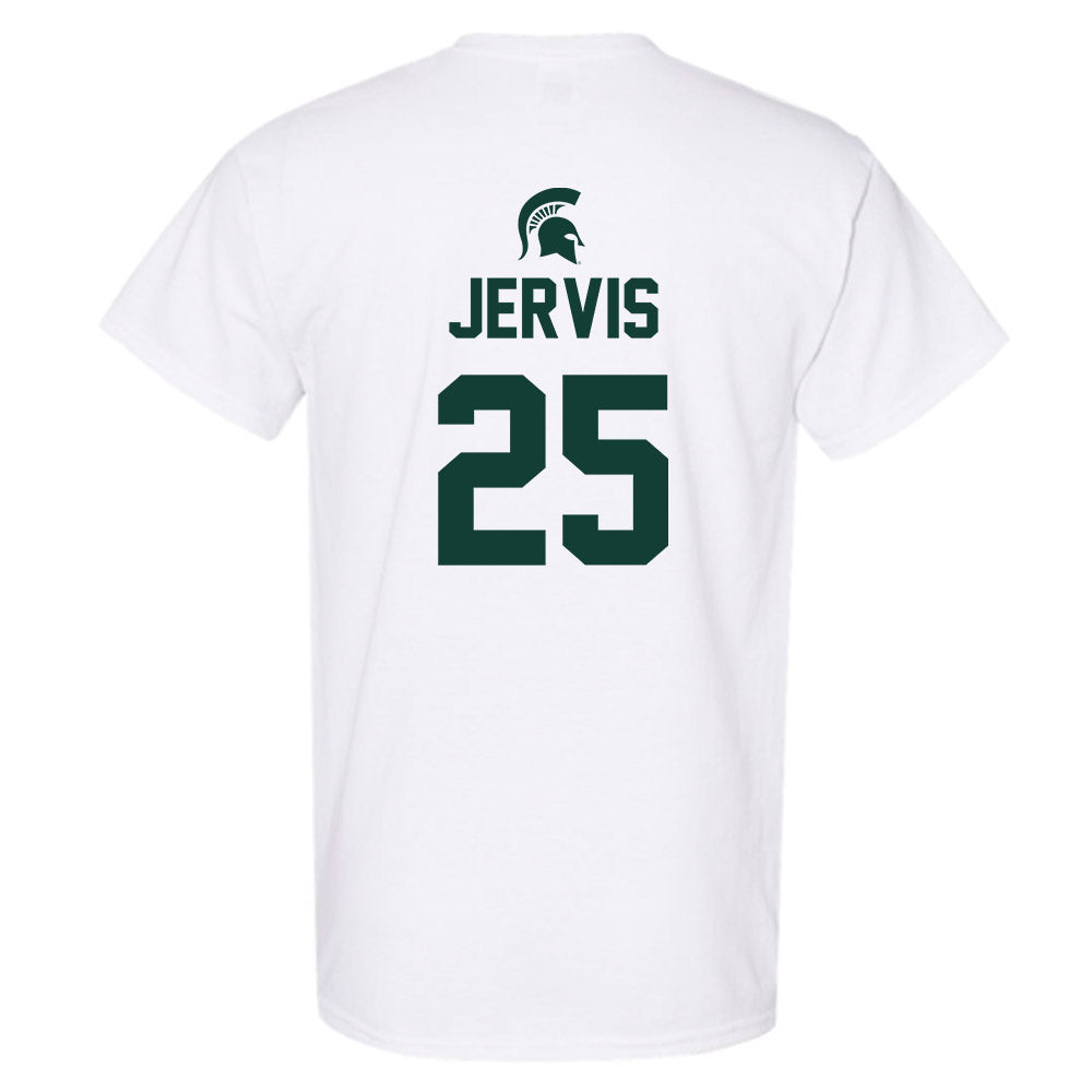Michigan State - NCAA Men's Basketball : Jasiah Jervis - Sports Shersey T-Shirt-1