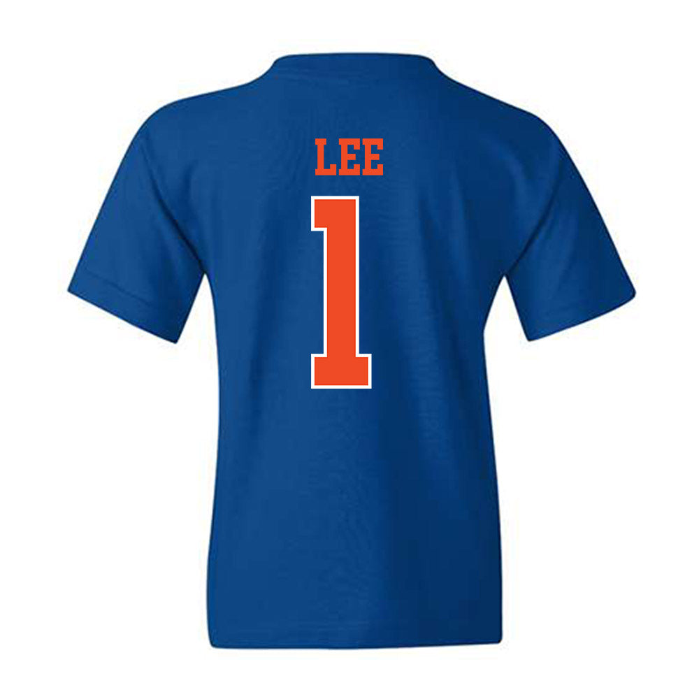 Florida - NCAA Men's Basketball : Xaivian Lee - Generic Shersey Youth T-Shirt-1