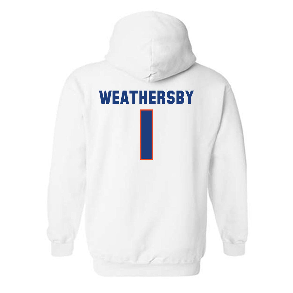 Florida - NCAA Women's Basketball : Jade Weathersby - Generic Shersey Hooded Sweatshirt-1