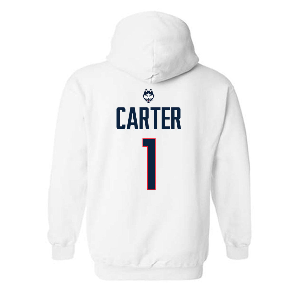 UConn - NCAA Men's Soccer : Adam Carter - Hooded Sweatshirt-1