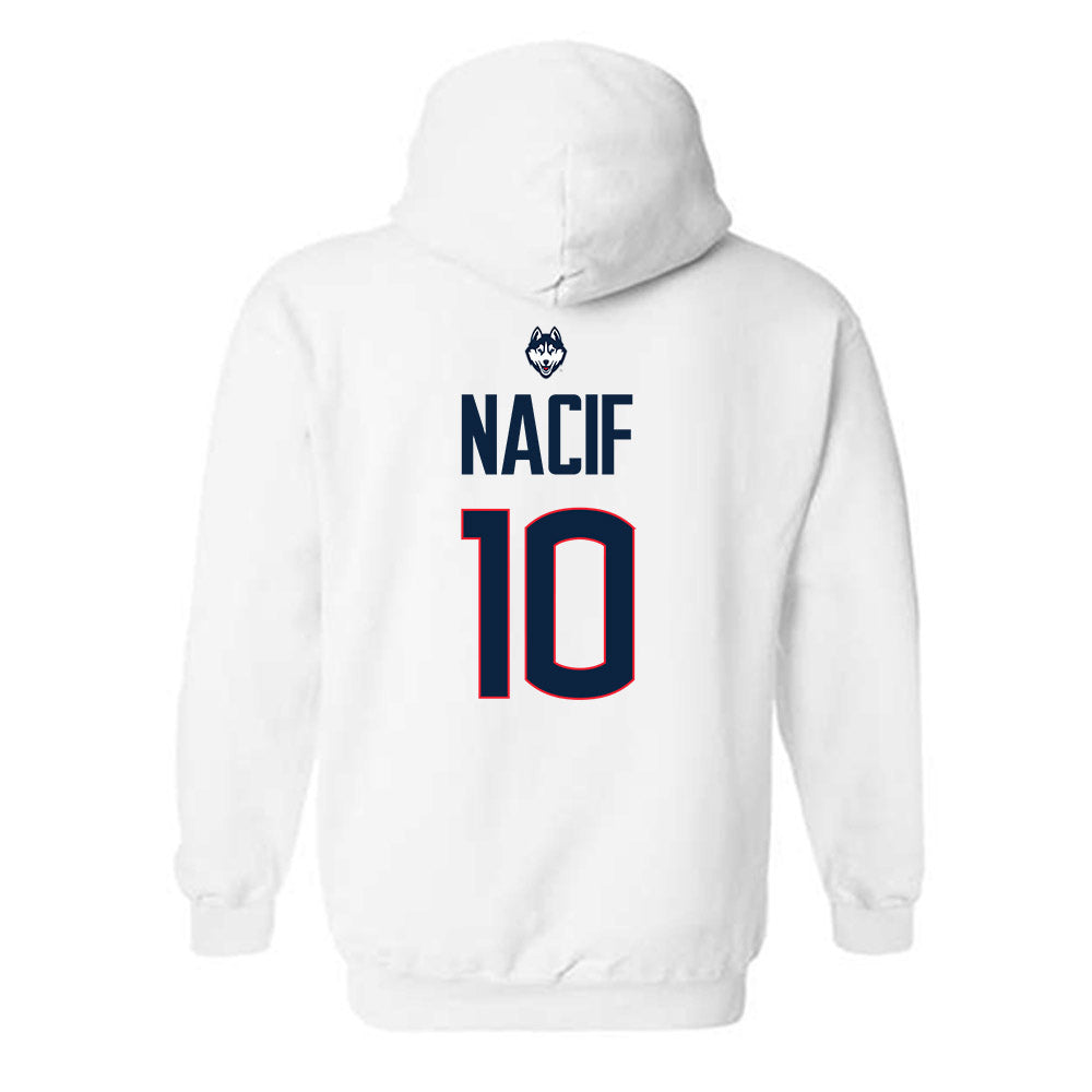 UConn - NCAA Men's Soccer : Rashid Nacif - Hooded Sweatshirt-1