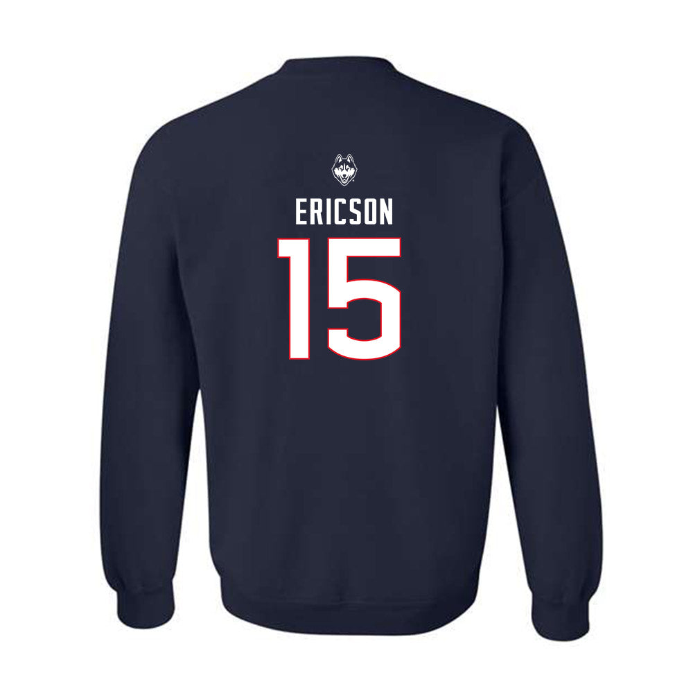 UConn - NCAA Baseball : Brady Ericson - Sports Shersey Crewneck Sweatshirt-1