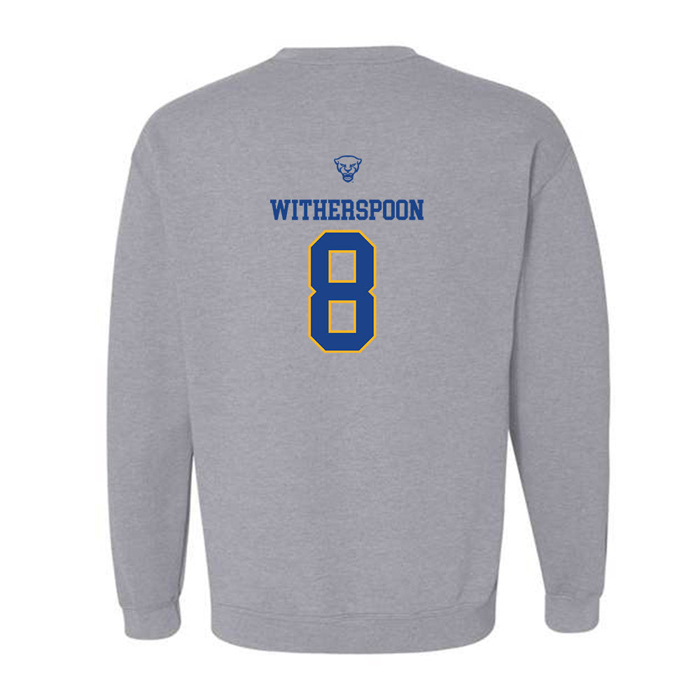 Pittsburgh - NCAA Men's Basketball : Omari Witherspoon - Classic Shersey Crewneck Sweatshirt-1