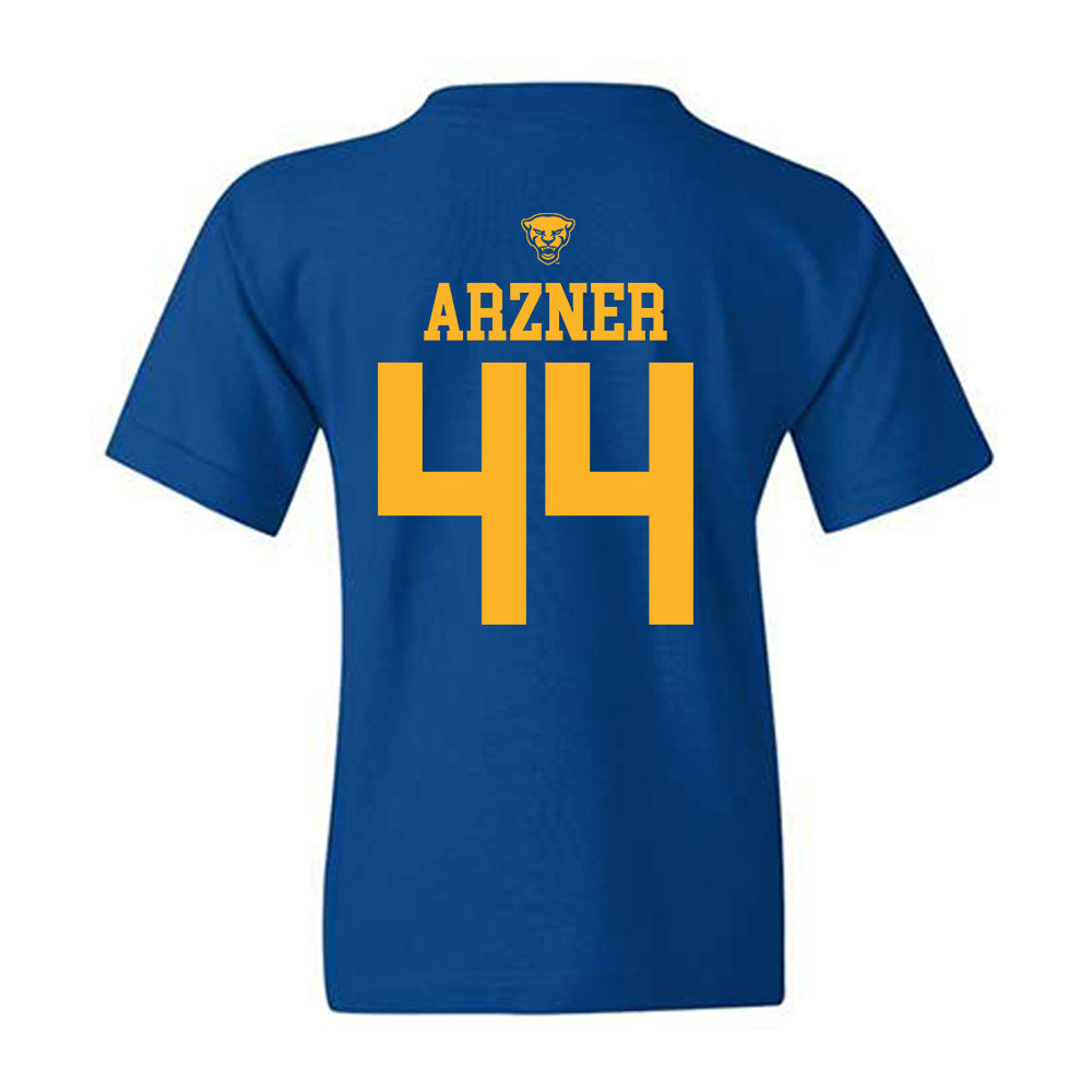Pittsburgh - NCAA Women's Basketball : Macie Arzner - Sports Shersey Youth T-Shirt-1