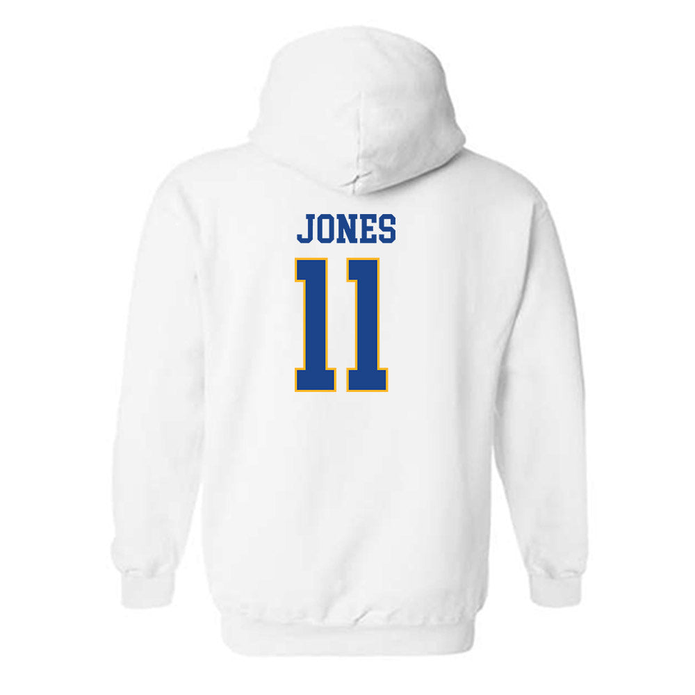 Pittsburgh - NCAA Women's Basketball : Angel Jones - Classic Shersey Hooded Sweatshirt-1