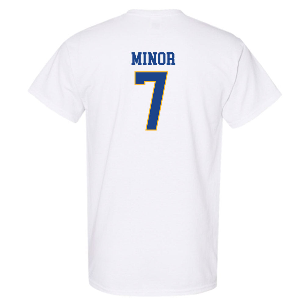 Pittsburgh - NCAA Men's Basketball : Damarco Minor - Classic Shersey T-Shirt-1