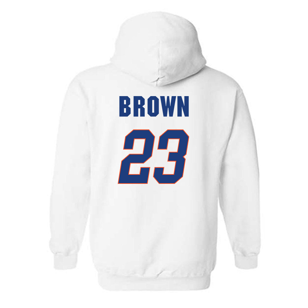 Florida - NCAA Men's Basketball : AJ Brown - Sports Shersey Hooded Sweatshirt-1