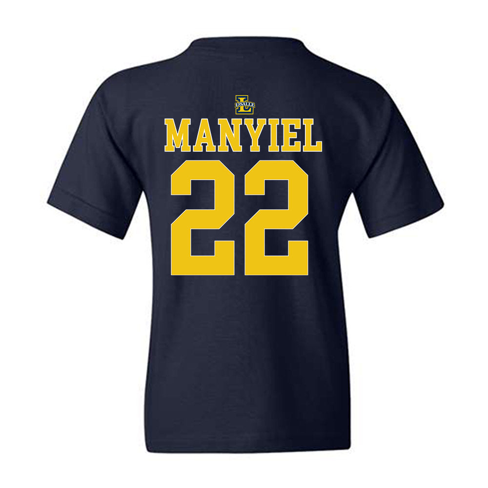 La Salle - NCAA Women's Basketball : Yar Manyiel - Generic Shersey Youth T-Shirt-1