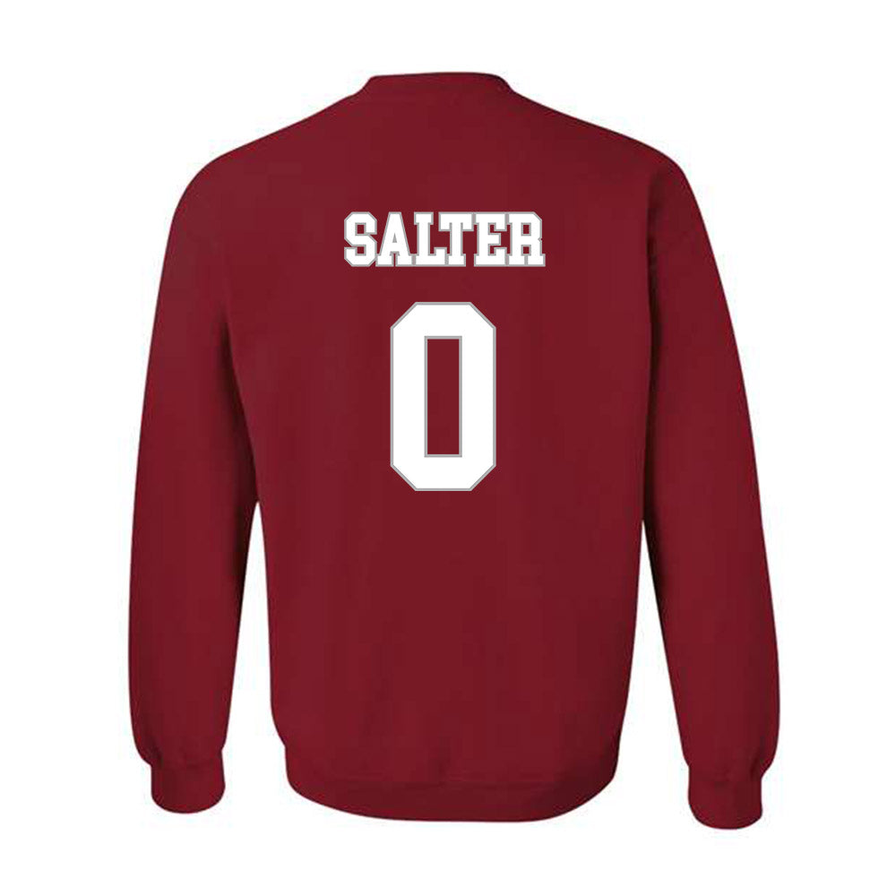 Troy - NCAA Women's Basketball : Detavia Salter - Shersey Crewneck Sweatshirt-1