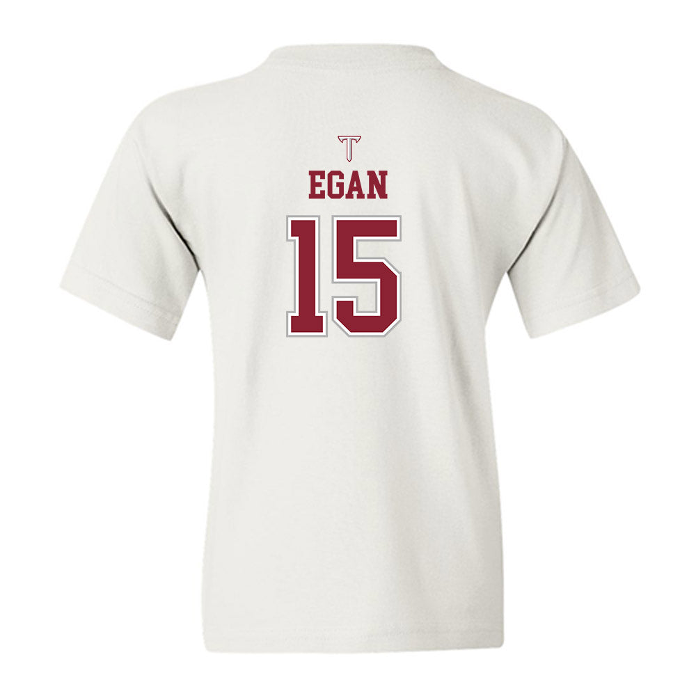 Troy - NCAA Baseball : Tommy Egan - Shersey Youth T-Shirt-1