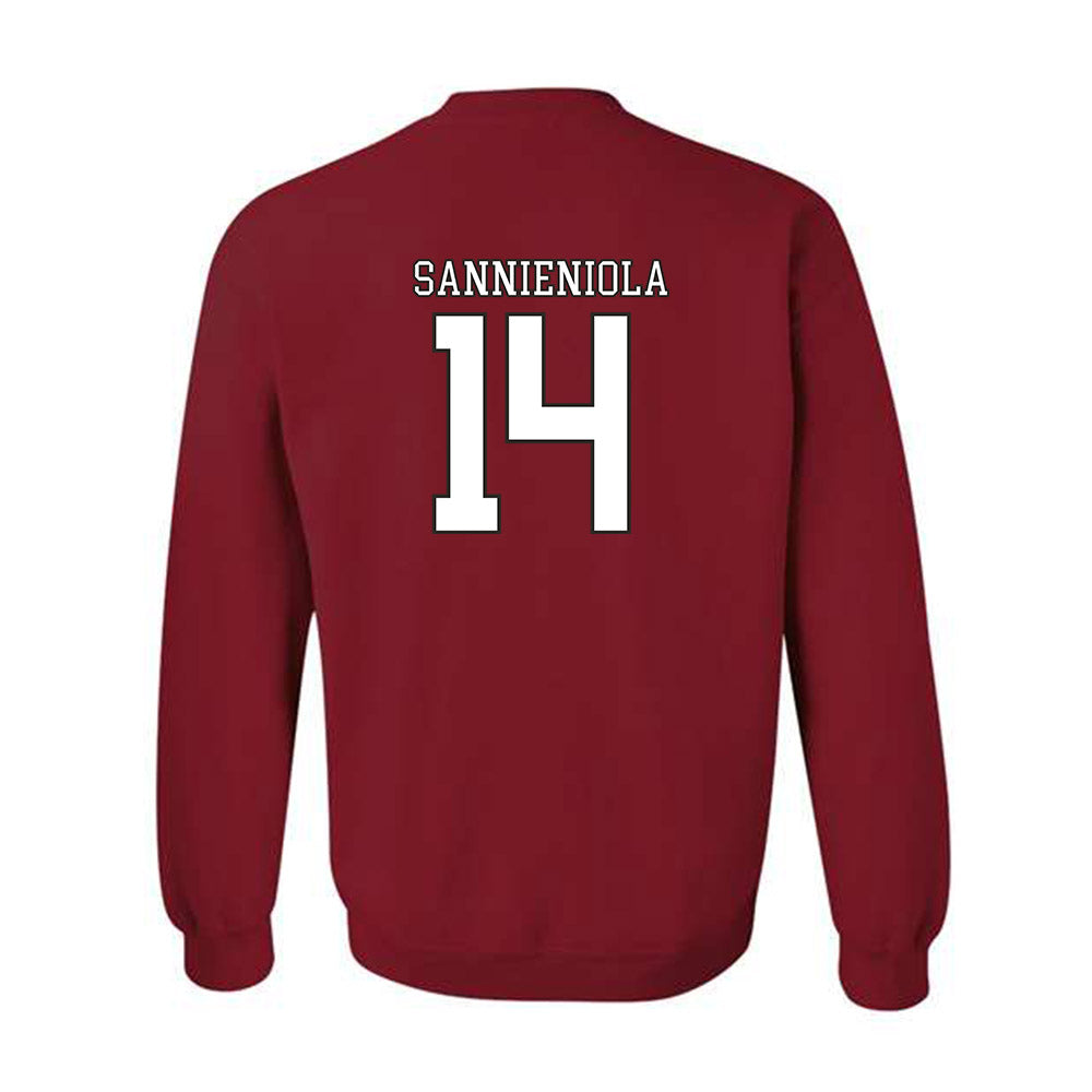 Troy - NCAA Football : Steven Sannieniola - Generic Shersey Crewneck Sweatshirt-1
