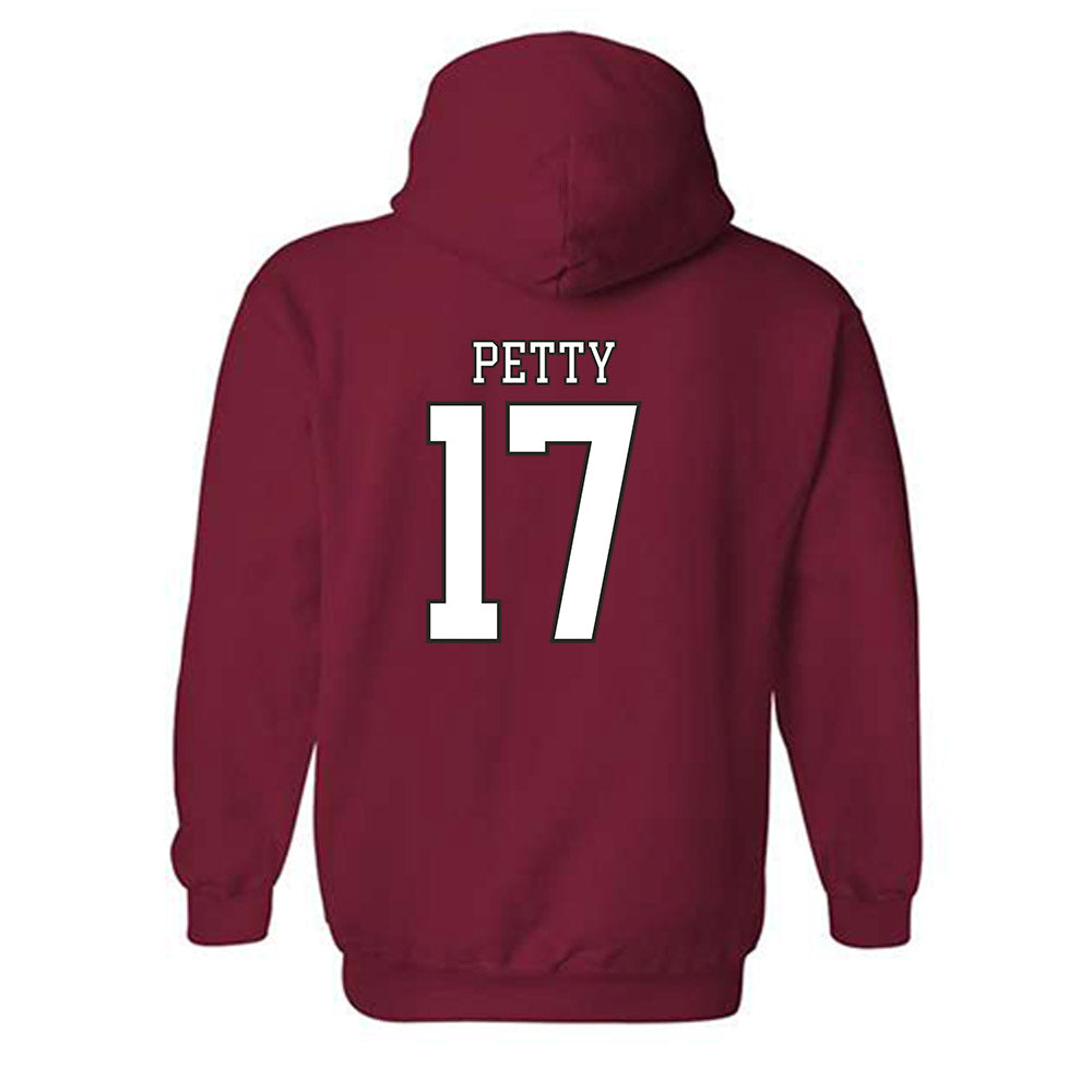 Troy - NCAA Football : Jace Petty - Generic Shersey Hooded Sweatshirt-1