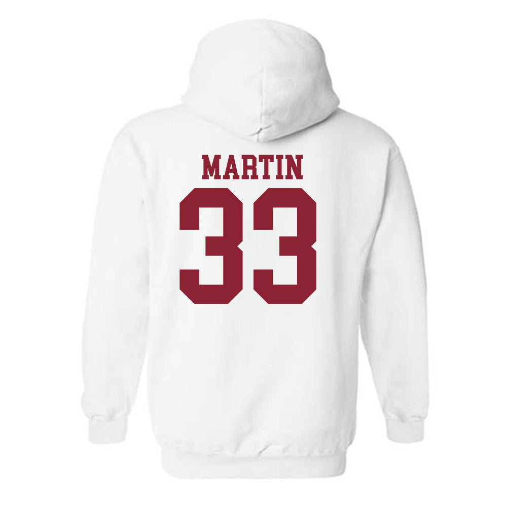Troy - NCAA Women's Basketball : Taliah Martin - Generic Shersey Hooded Sweatshirt-1