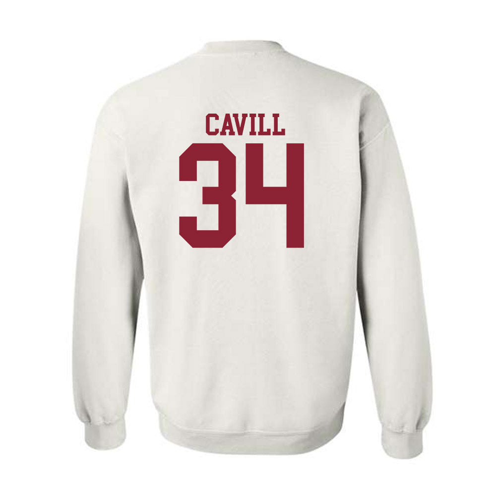 Troy - NCAA Baseball : Blake Cavill - Generic Shersey Crewneck Sweatshirt-1