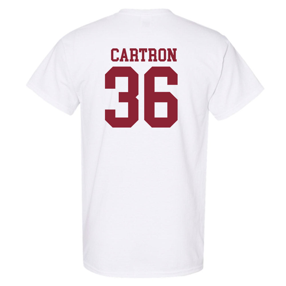 Troy - NCAA Baseball : Chase Cartron - Generic Sports Shersey T-Shirt-1