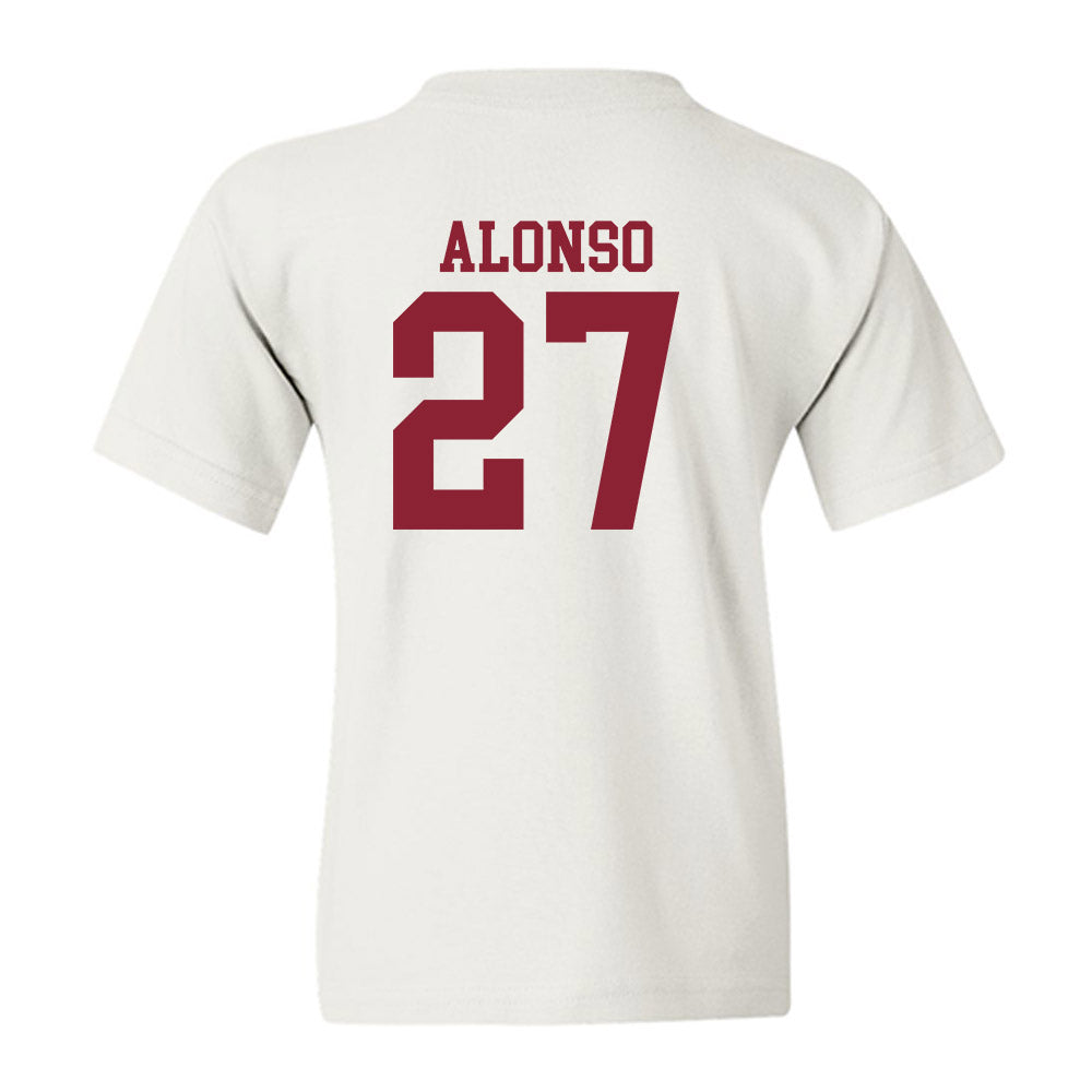 Troy - NCAA Baseball : Dylan Alonso - Generic Sports Shersey Youth T-Shirt-1