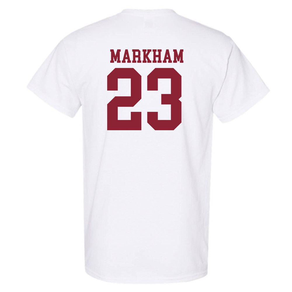 Troy - NCAA Baseball : Houston Markham - Generic Sports Shersey T-Shirt-1