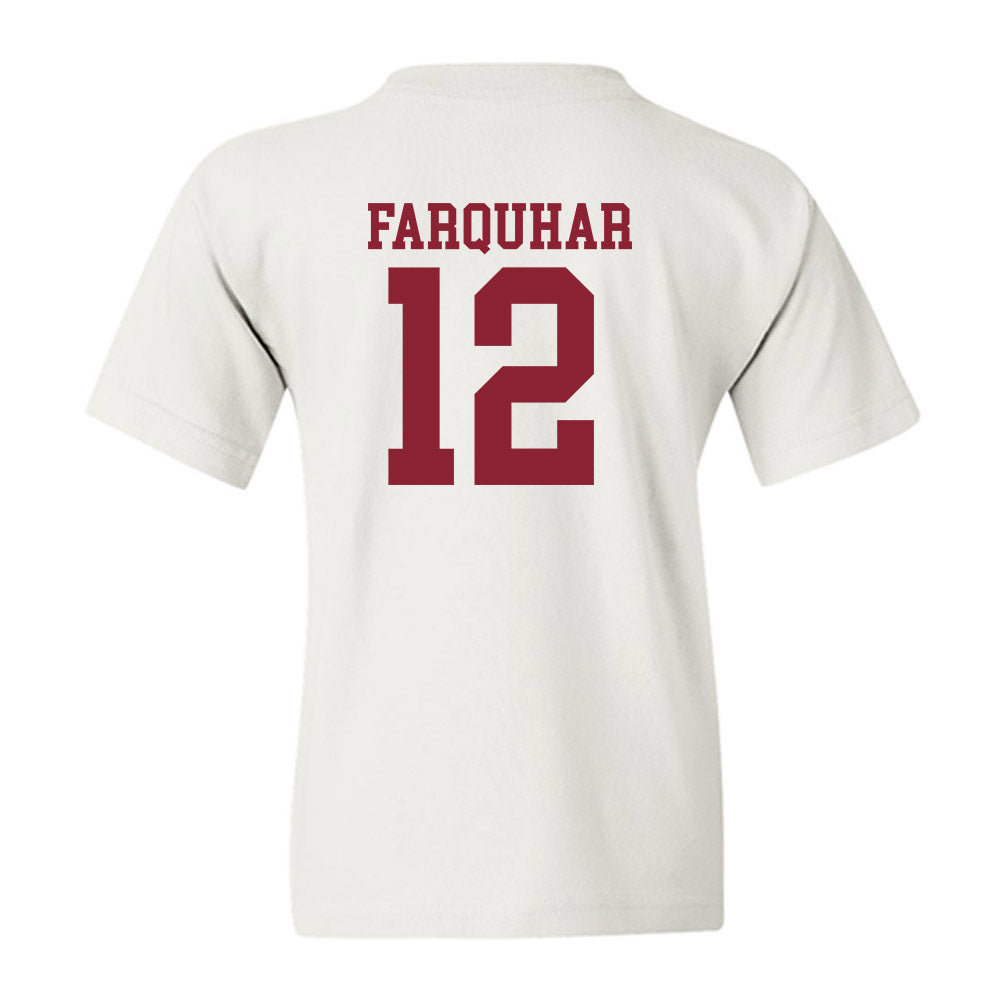 Troy - NCAA Baseball : Tate Farquhar - Generic Sports Shersey Youth T-Shirt-1