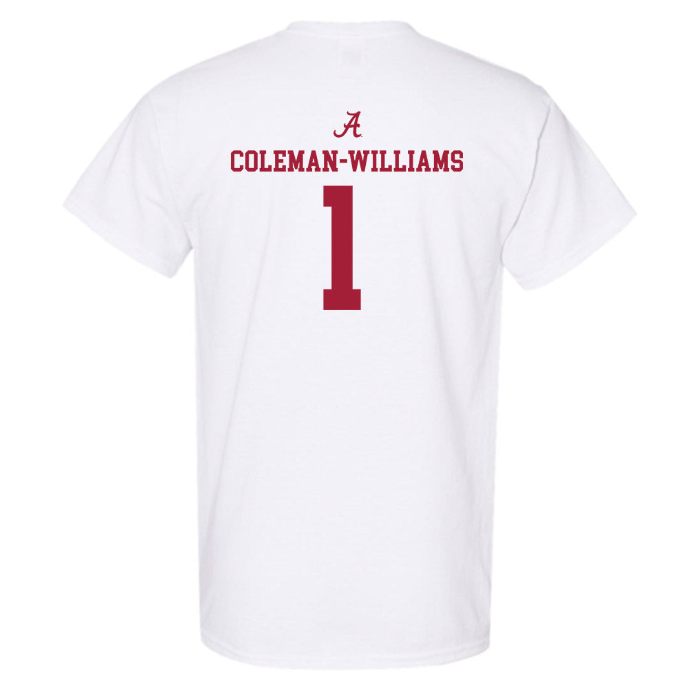 Alabama - NCAA Football : Ryan Coleman-Williams - Classic Shersey T-Shirt-1