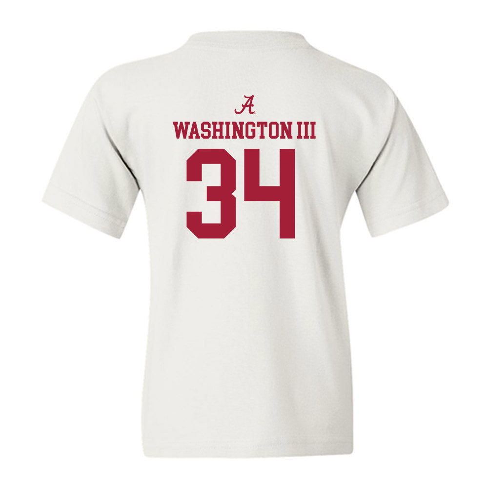 Alabama - NCAA Football : Jessie Washington III - Classic Shersey Youth T-Shirt-1