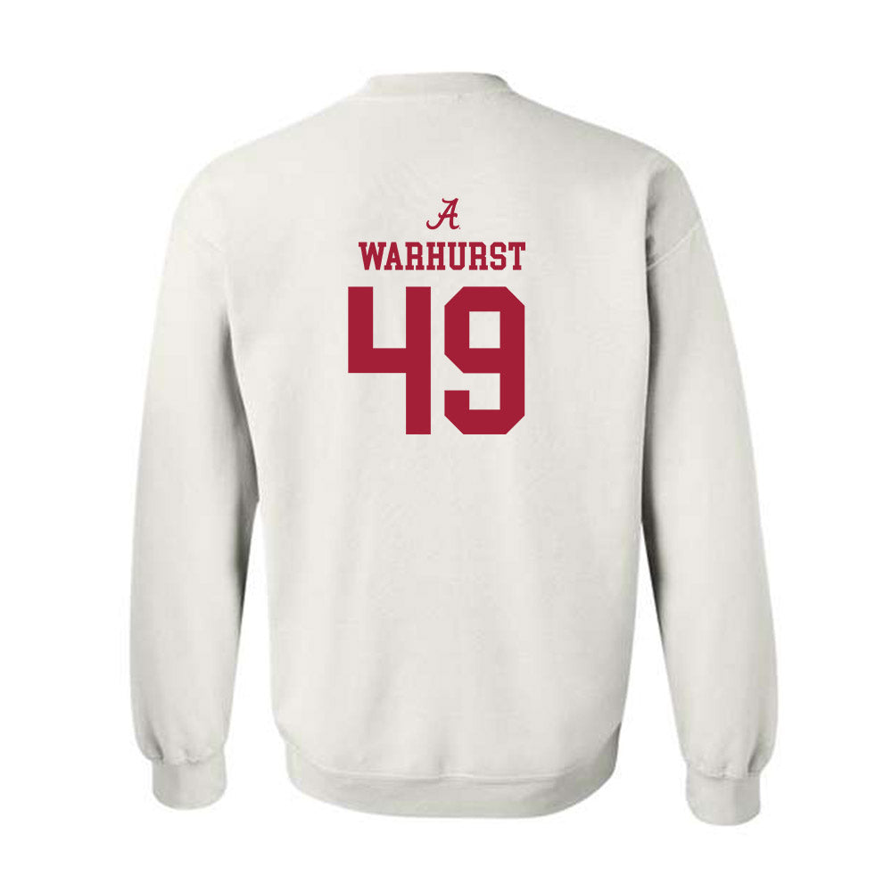 Alabama - NCAA Football : Conner Warhurst - Classic Shersey Crewneck Sweatshirt-1