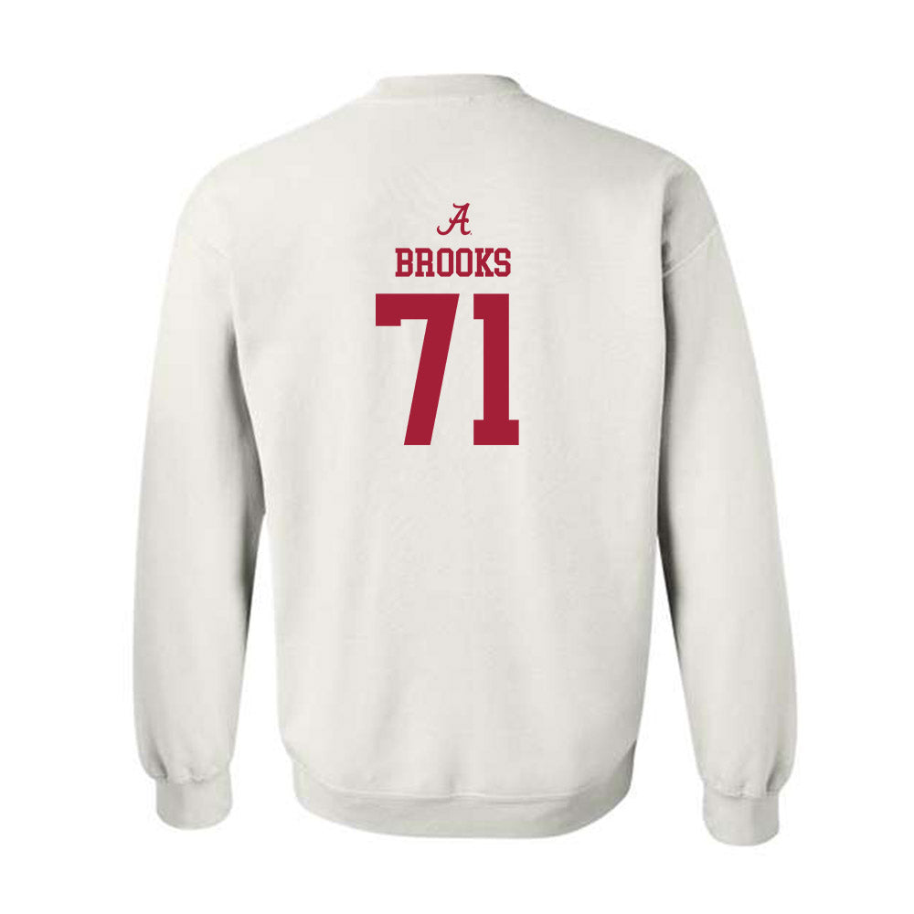 Alabama - NCAA Football : Nick Brooks - Classic Shersey Crewneck Sweatshirt-1