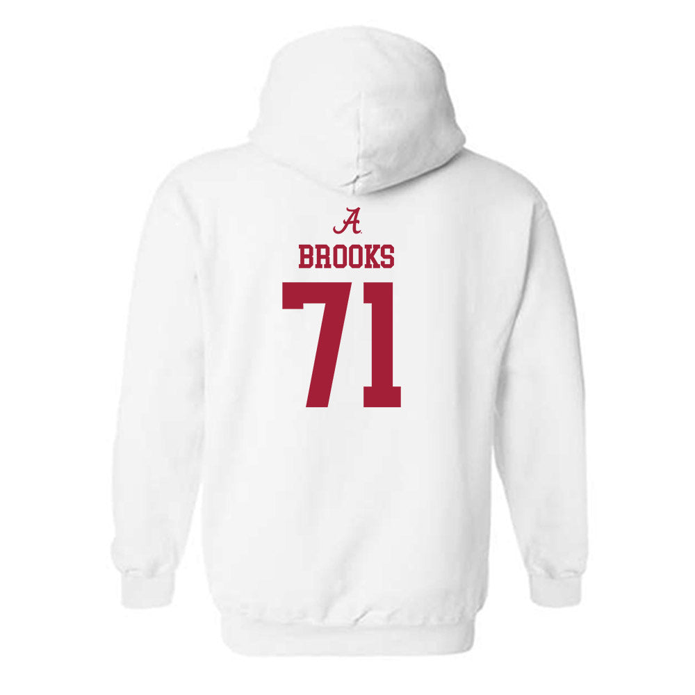 Alabama - NCAA Football : Nick Brooks - Classic Shersey Hooded Sweatshirt-1