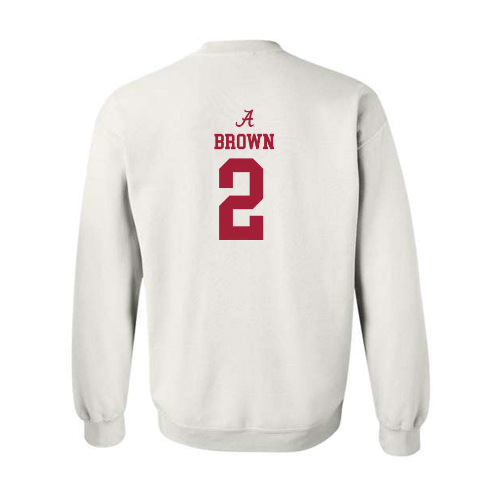 Alabama - NCAA Football : Zabien Brown - Classic Shersey Crewneck Sweatshirt