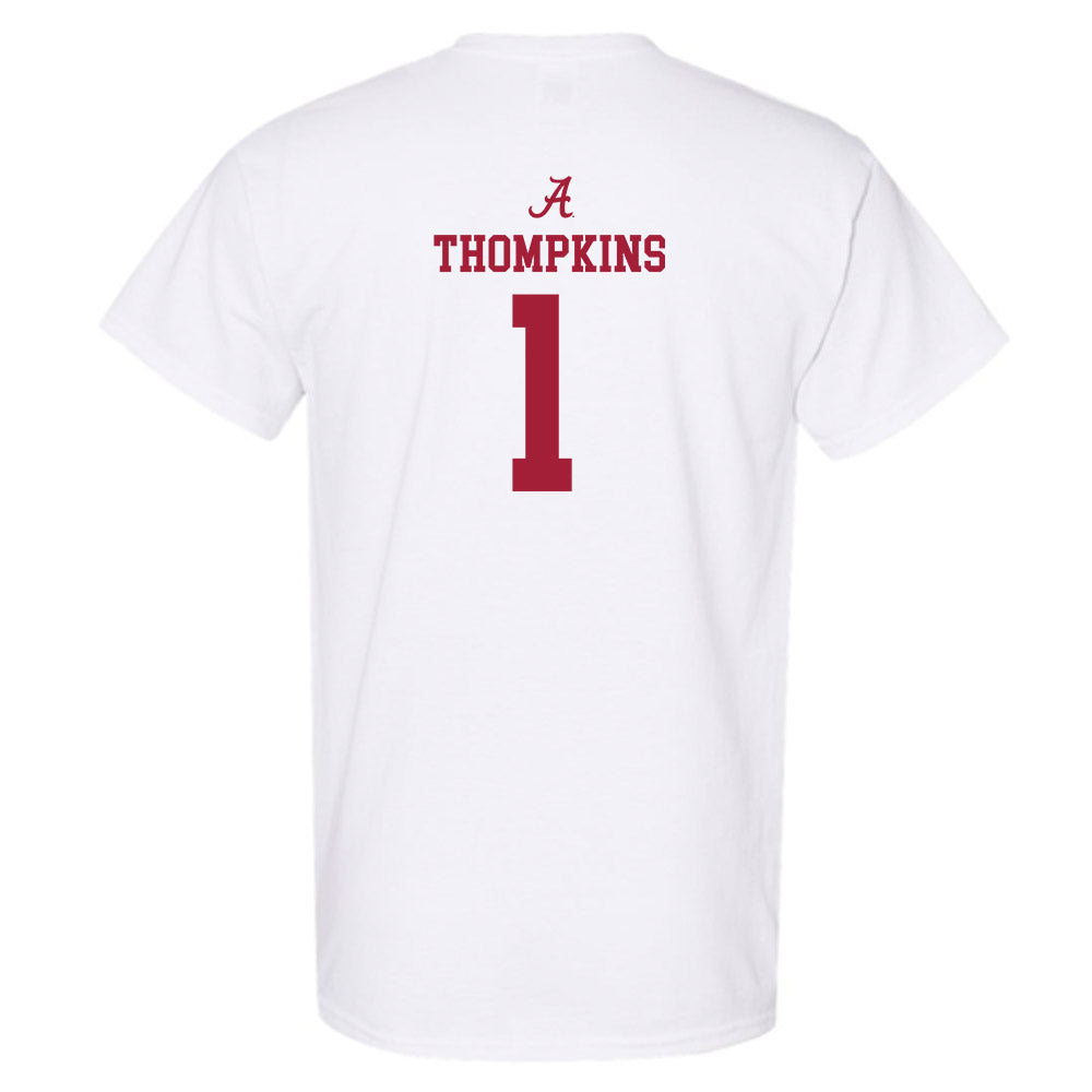 Alabama - NCAA Football : Devan Thompkins - Classic Shersey T-Shirt-1