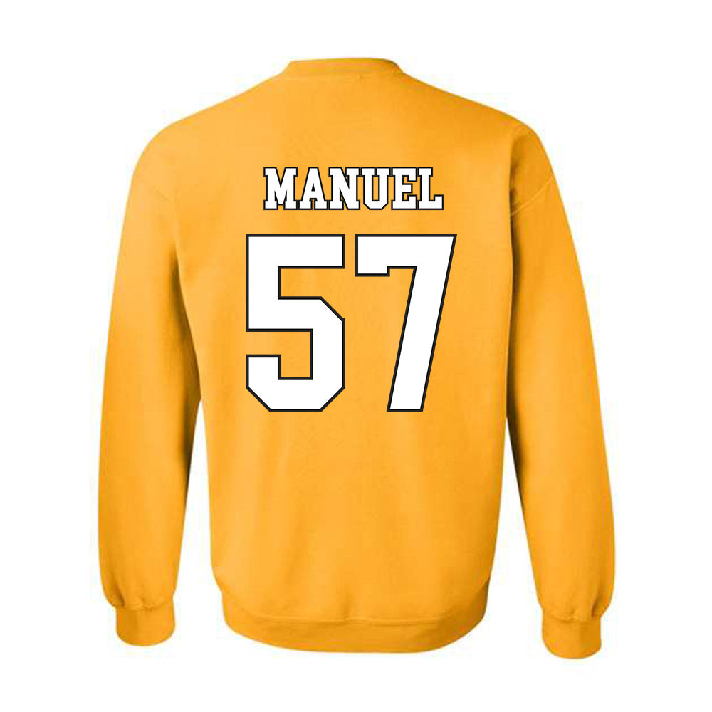 App State - NCAA Football : Devon Manuel - Generic Shersey Crewneck Sweatshirt-1