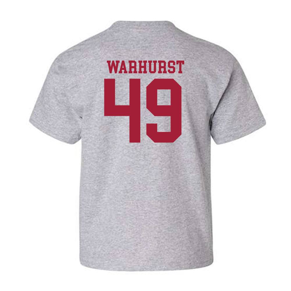 Alabama - NCAA Football : Conner Warhurst - Classic Shersey Youth T-Shirt-1