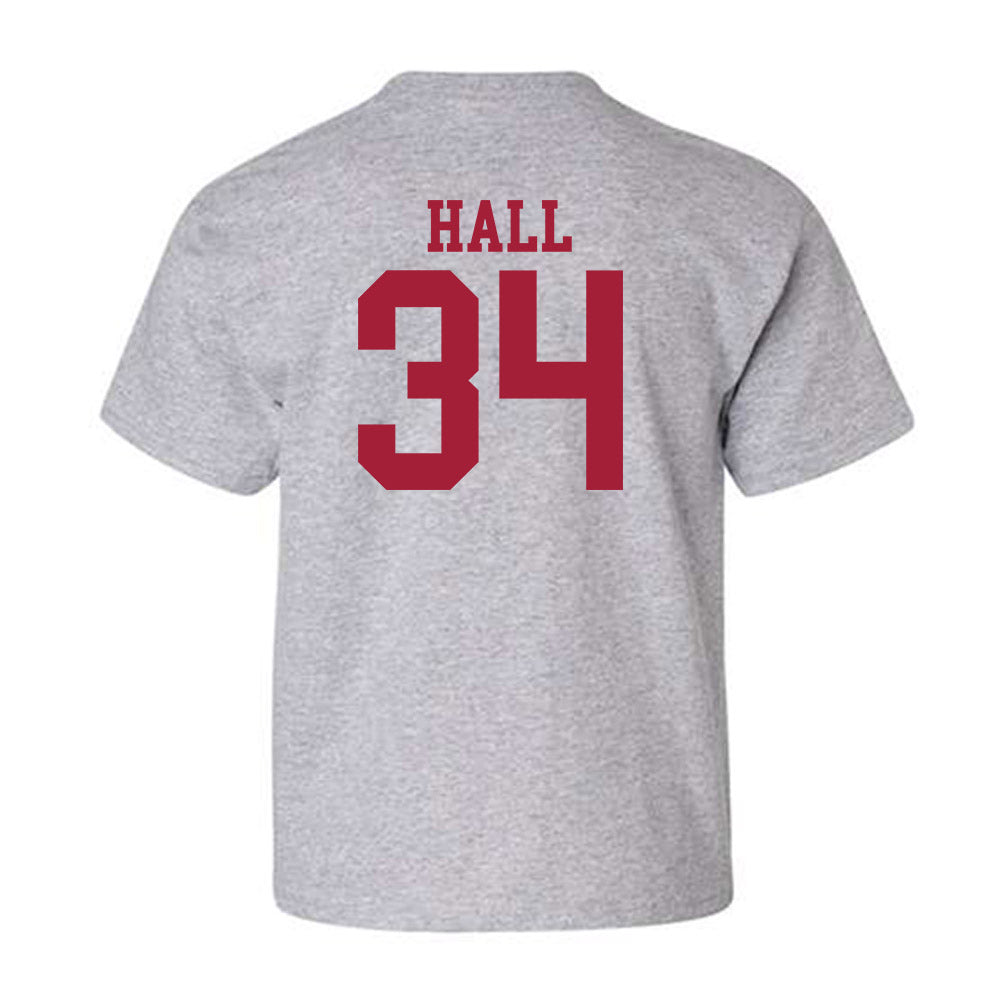 Alabama - NCAA Football : Zay Hall - Classic Shersey Youth T-Shirt-1