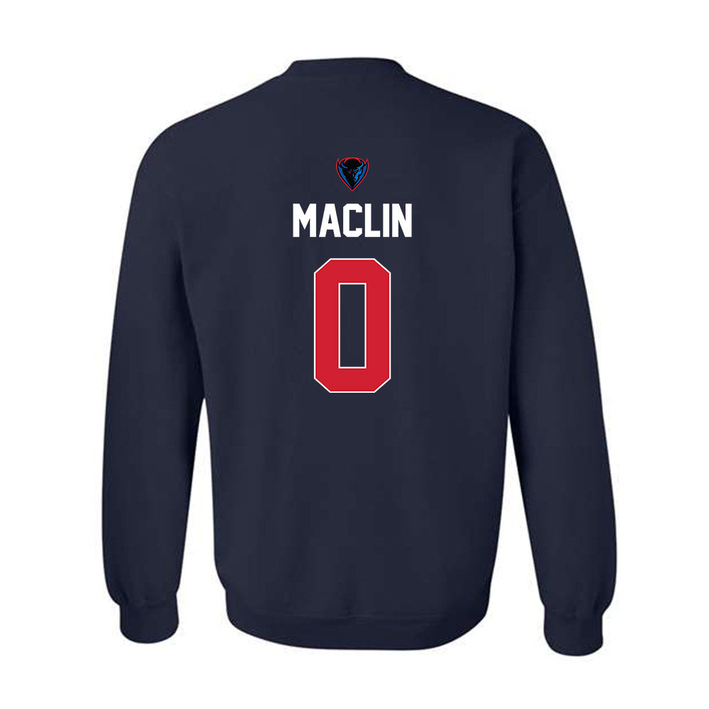 DePaul - NCAA Men's Basketball : Brandon Maclin - Sports Shersey Crewneck Sweatshirt-1