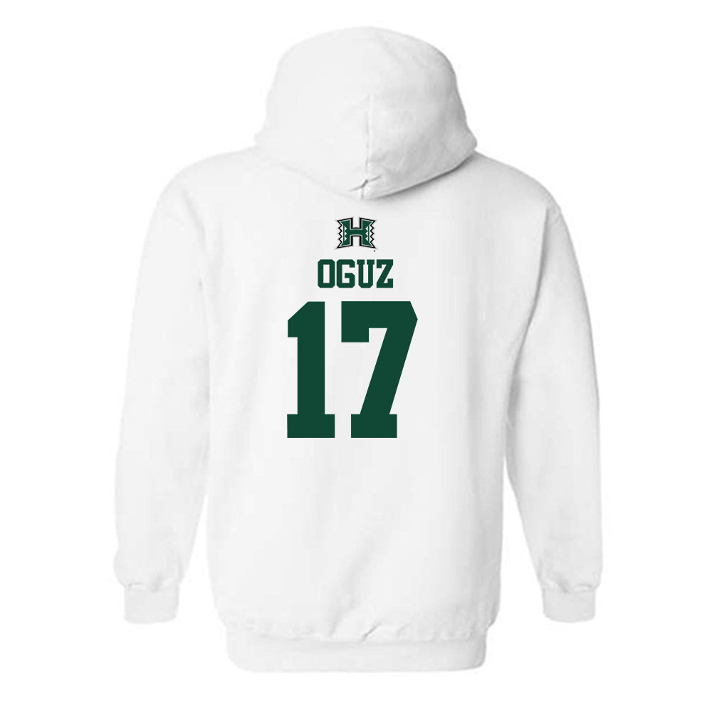 Hawaii - NCAA Men's Volleyball : Oguzhan Oguz - Replica Shersey Hooded Sweatshirt-1