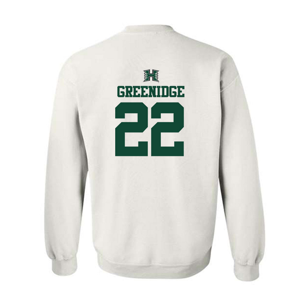 Hawaii - NCAA Men's Volleyball : Quintin Greenidge - Replica Shersey Crewneck Sweatshirt-1